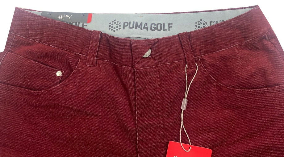 Puma Golf Modern Corduroy 6 Pocket Trousers Glyde Golf
