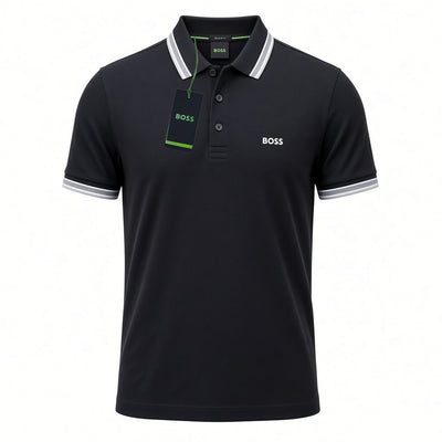 BOSS Paddy Golf Polo Shirt - Black