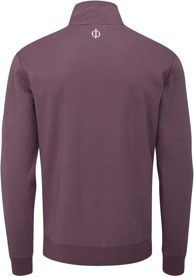 Oscar Jacobson Hawkes Tour 1/4 Zip Pullover - Plum