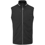 Oscar Jacobson Rolfe Full Zip Sleeveless Gilet - Black / White