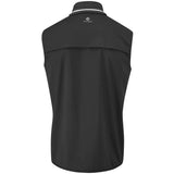 Oscar Jacobson Rolfe Full Zip Sleeveless Gilet - Black / White