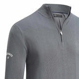 Callaway Golf Windstopper 1/4 Zip Lined Sweater - Quiet Shade Grey