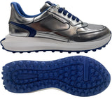 Duca Del Cosma Davanti Spikeless Golf Shoes - SAMPLE - Silver Mirror