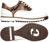 Duca Del Cosma Dandy Leggero Golf Shoes - SAMPLE - White / Snake