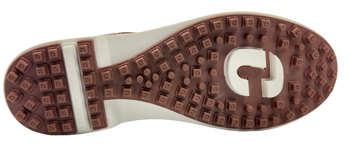Duca Del Cosma Verezzo Spikeless Golf Shoes - SAMPLE - White / Snake