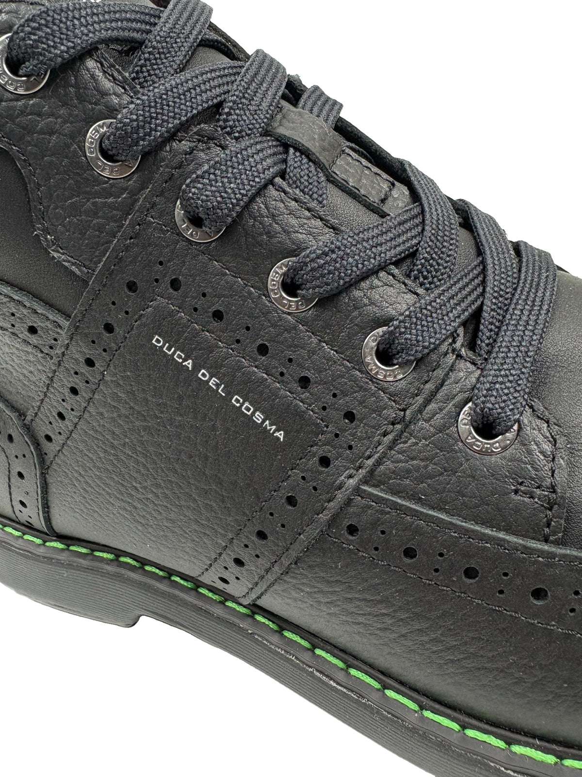 Duca Del Urbino Spikeled Winter Golf Boots Shoes - SAMPLE - Black