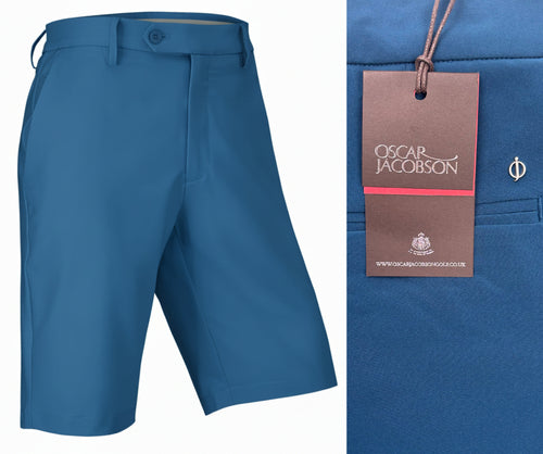 Oscar Jacobson Davenport Performance Golf Shorts - Teal