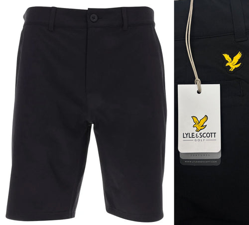 Lyle & Scott Tech Stetch Golf Shorts - True Black