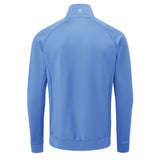 Oscar Jacobson Trent Tour 1/4 Zip Tech Pullover - Mid Blue