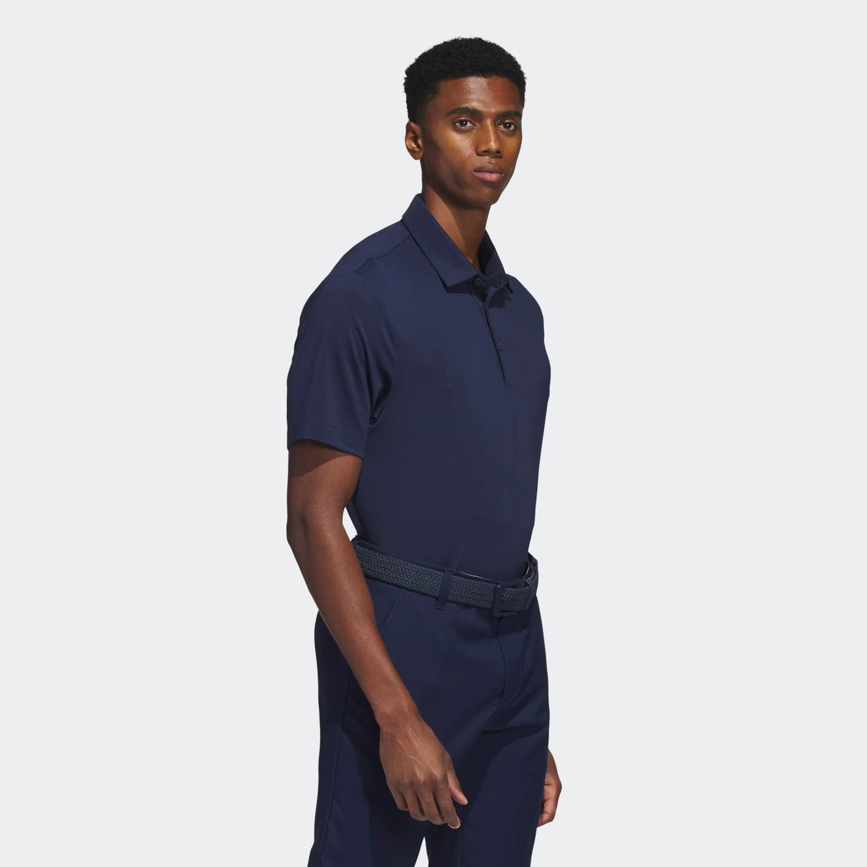 Adidas Ultimate 365 Solid Left Sleeve Logo Polo Shirt - Navy