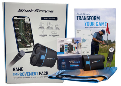 Shot Scope Game Improvement Pack - Pro L2 Laser Range Finder & Connex Tags