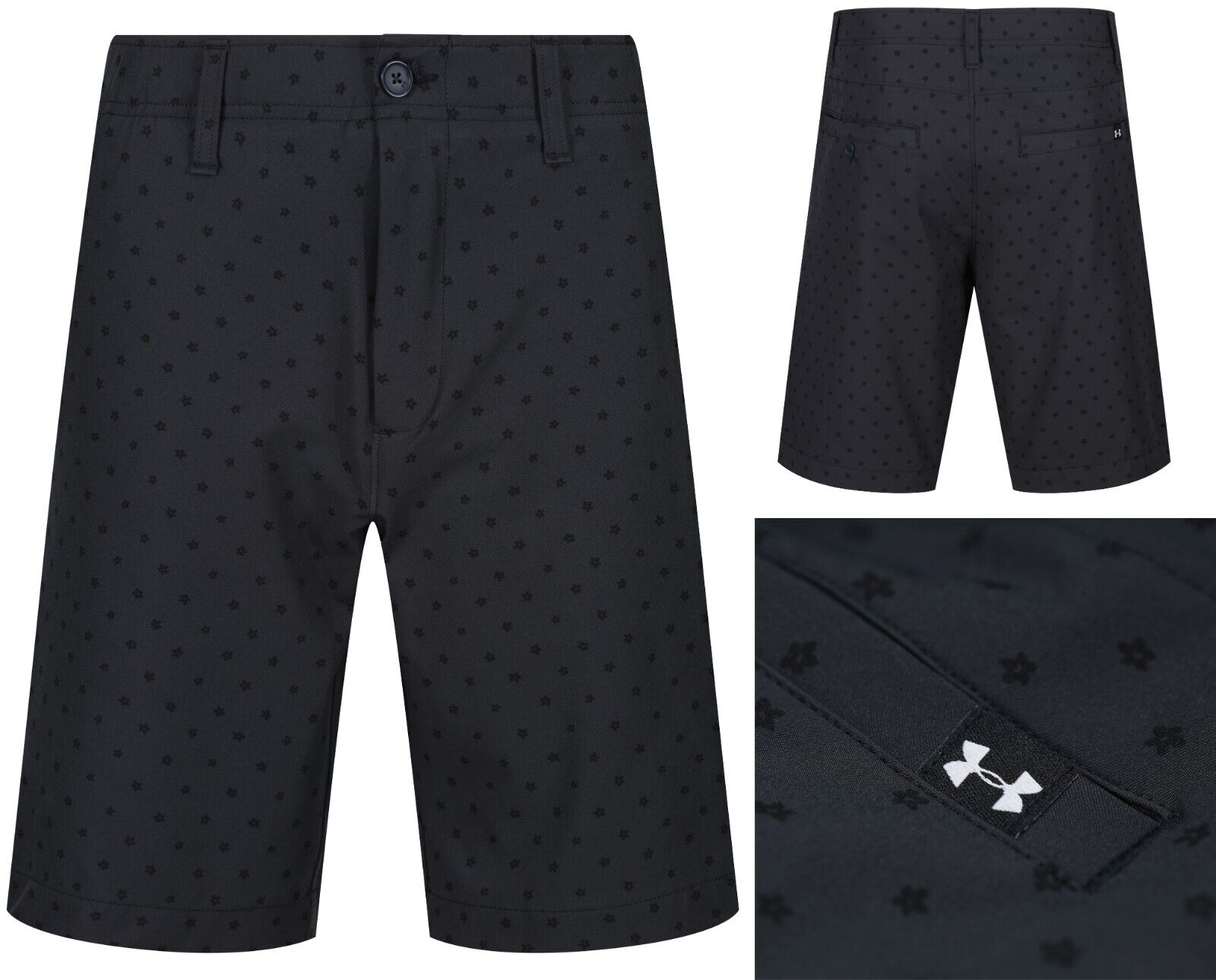 Under armour black clearance golf shorts