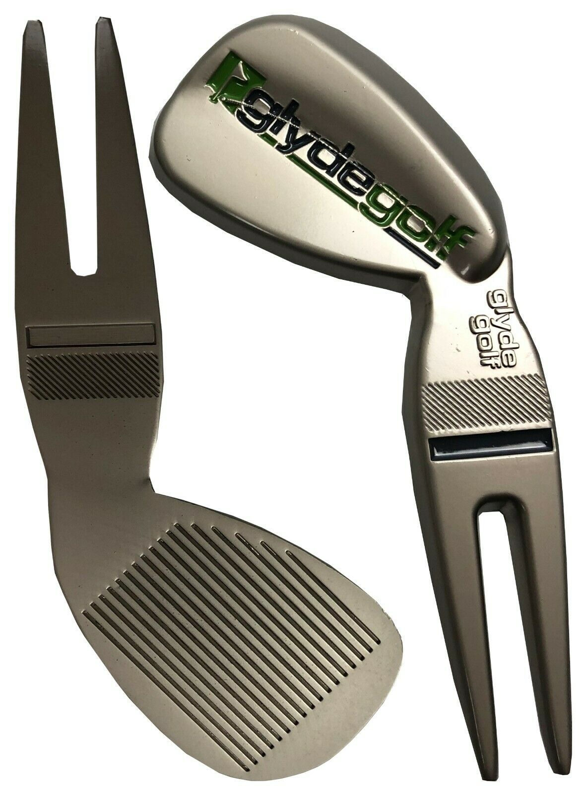 Glyde Golf Divot Tool / Pitch Mark Repairer Fork - Wedge Shaped